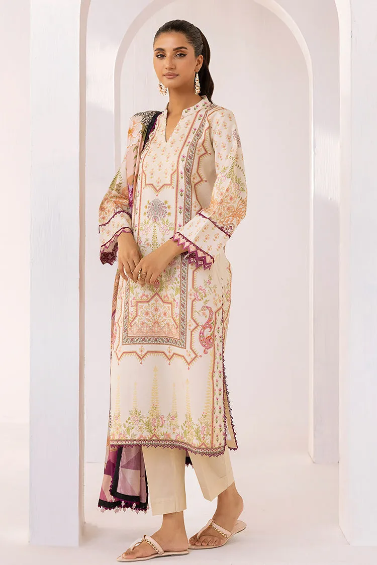 3-PC Unstitched Digital Printed Lawn Suit