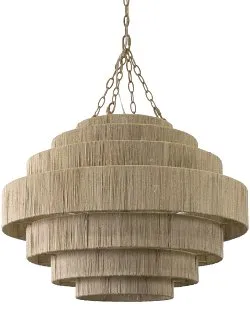 Abaca Fiber Waterfall Pendants