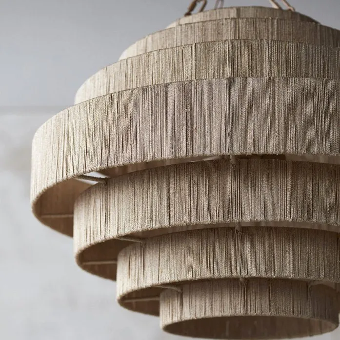 Abaca Fiber Waterfall Pendants