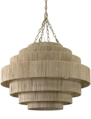 Abaca Fiber Waterfall Pendants