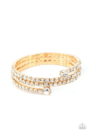 After Party Princess Gold Paparazzi Bracelet