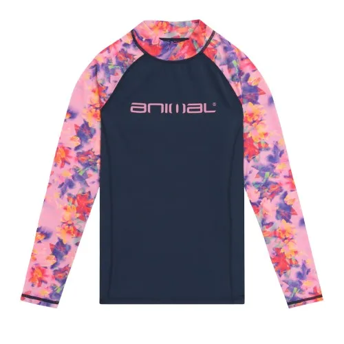 Animal Childrens/Kids Carly Printed Recycled Rash Guard