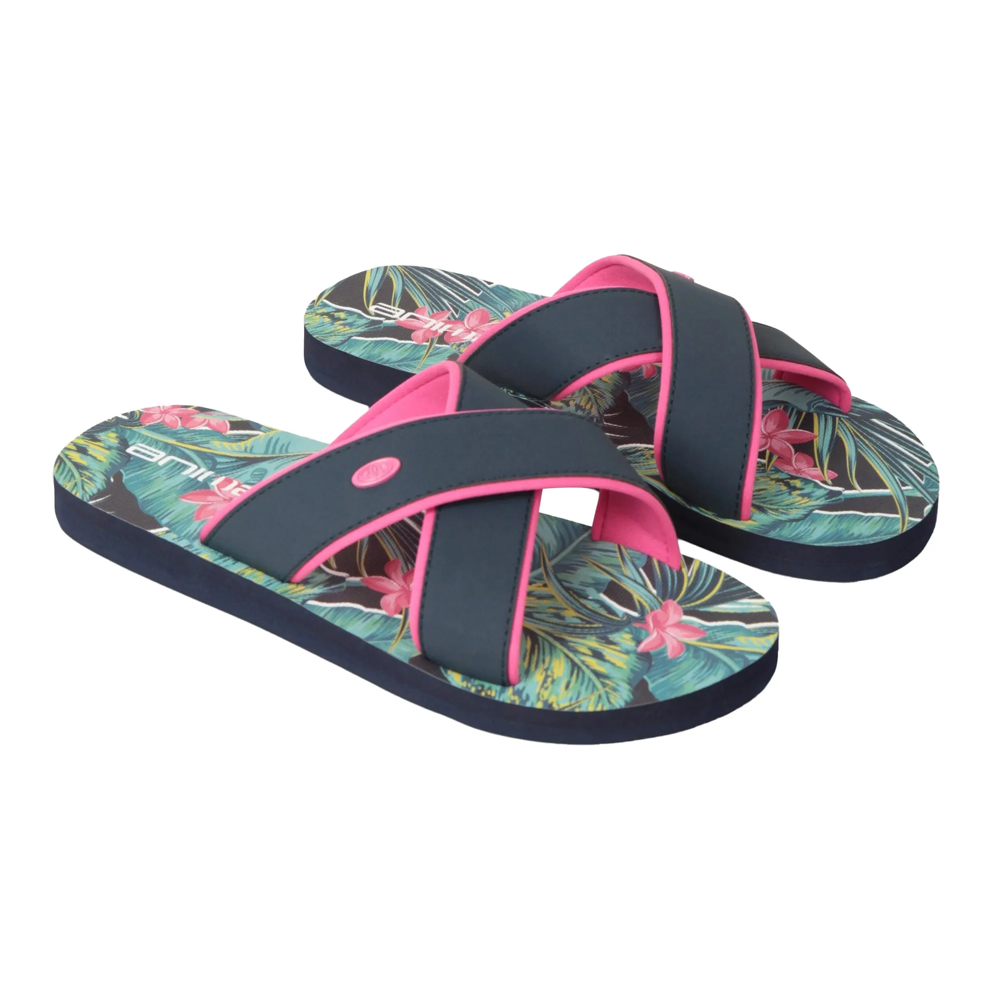 Animal Womens/Ladies Sandbar Contrast Detail Recycled Sliders