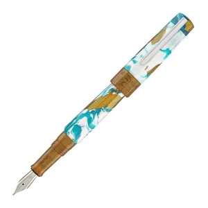 Benu Euphoria Fountain Pen in Blue Hawaiian