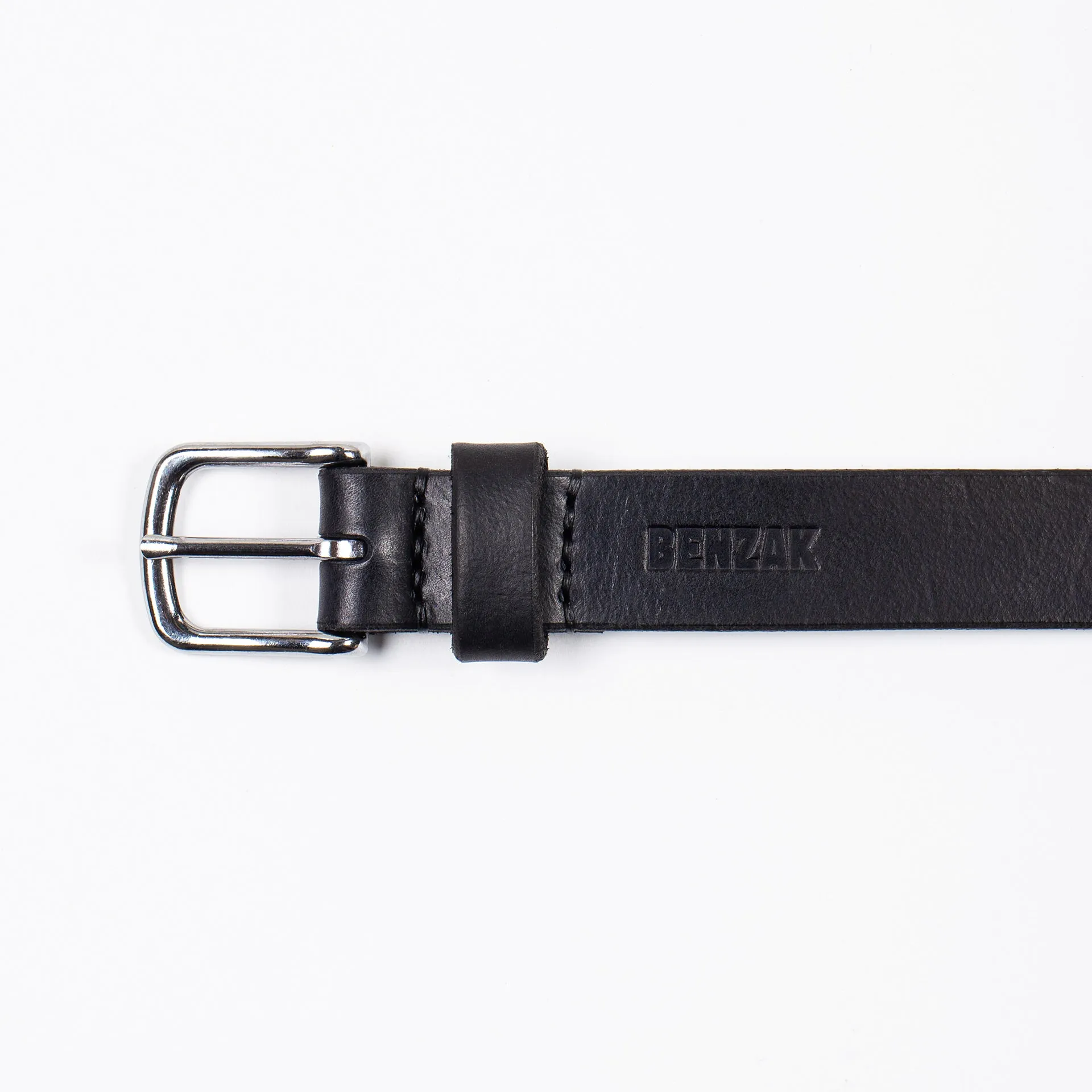 BENZAK x BY BOAZ BELT 32mm vegetable tanned leather / black