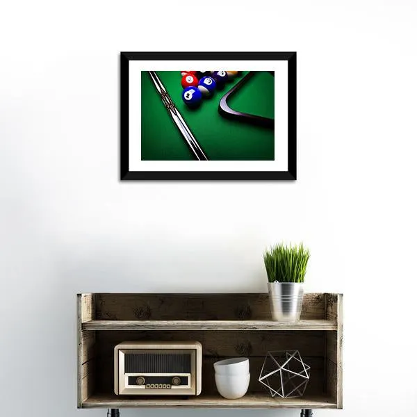 Billiard Balls Canvas Wall Art