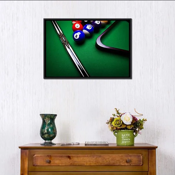 Billiard Balls Canvas Wall Art