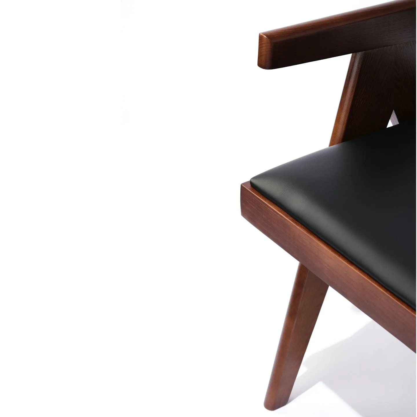 Black Leather Armchair PierreJ