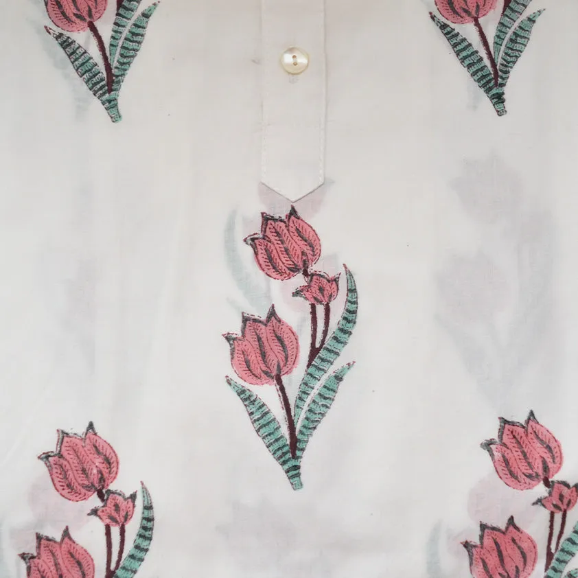 Block-printed Cotton Kurta