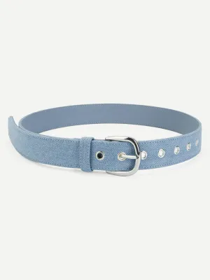 Buckle Design Denim Belt