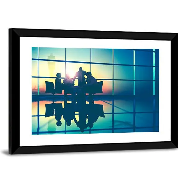 Business Meeting Canvas Wall Art