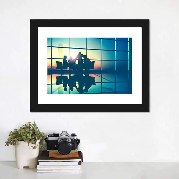 Business Meeting Canvas Wall Art