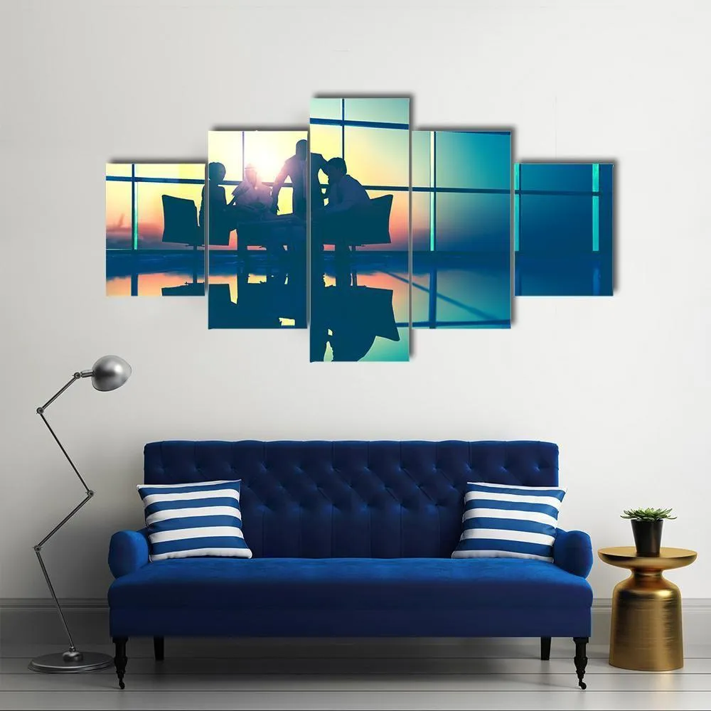 Business Meeting Canvas Wall Art