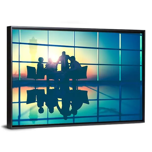 Business Meeting Canvas Wall Art