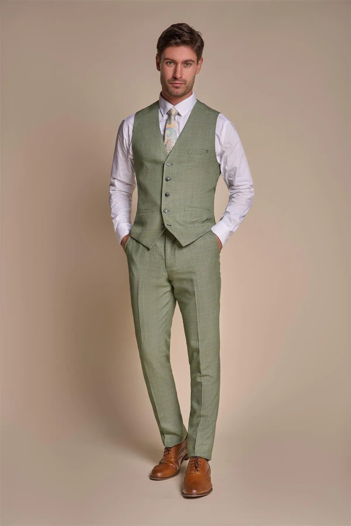 Caridi Sage Waistcoat