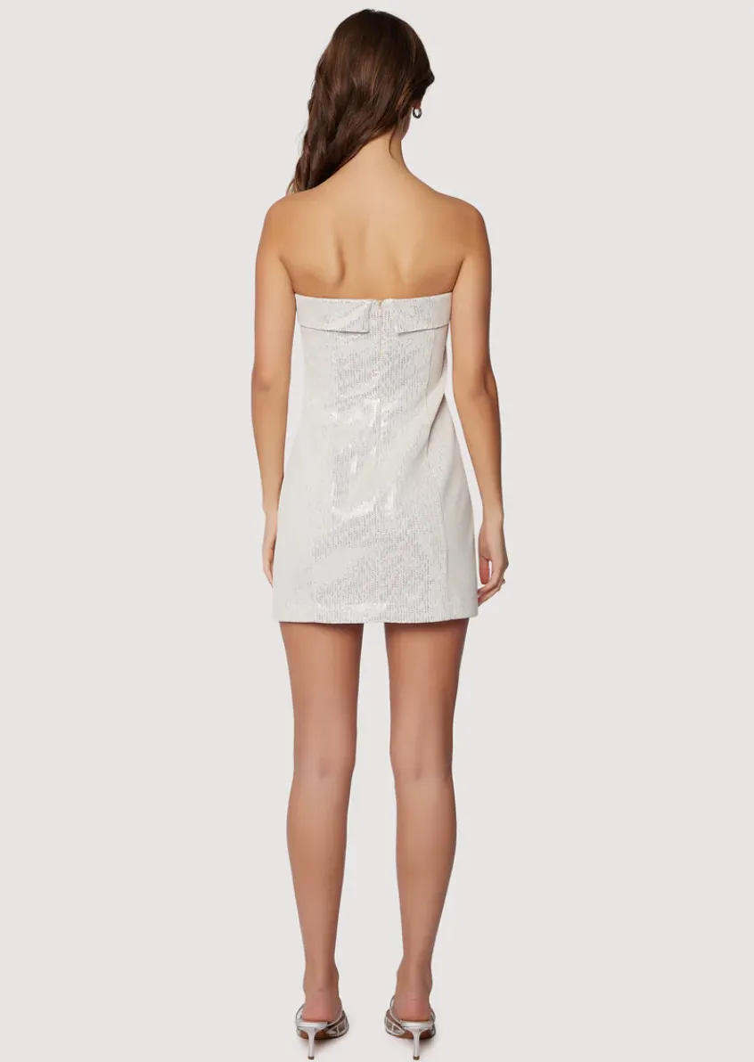 Celestina Mini Dress White