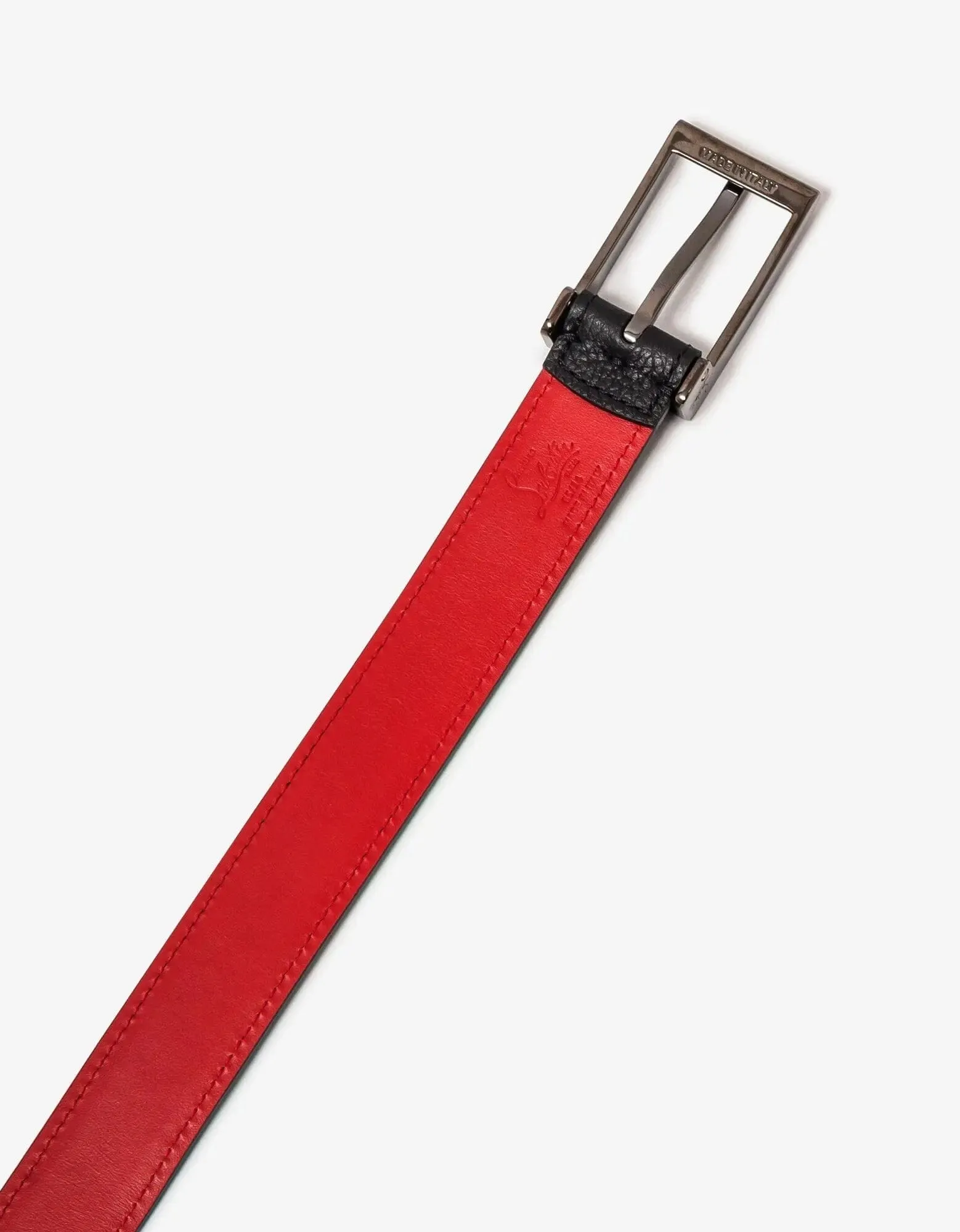 Christian Louboutin Bizbelt Empire Leather Black Belt