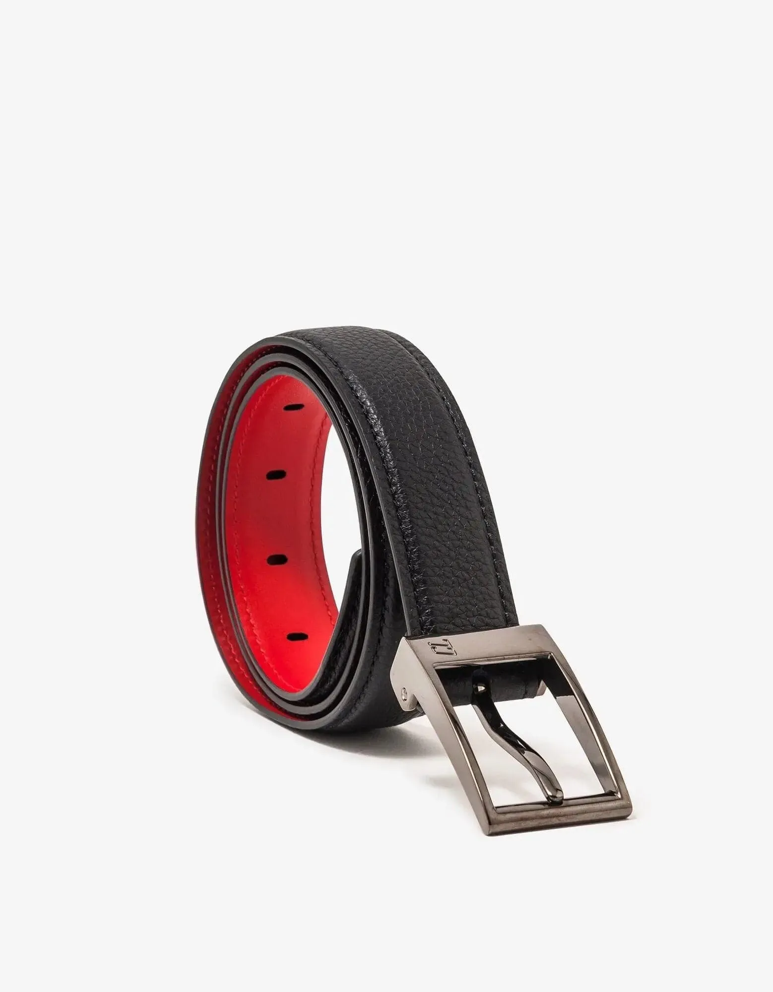 Christian Louboutin Bizbelt Empire Leather Black Belt