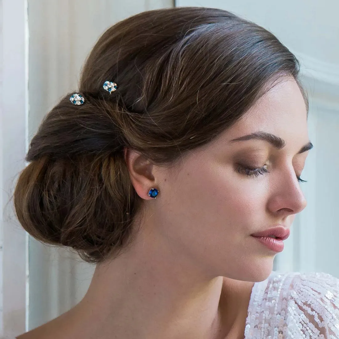 Classic in Midnight Blue Hair Pins