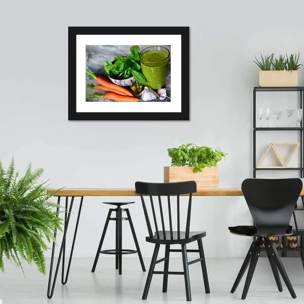 Cocktail & Vegetables Canvas Wall Art