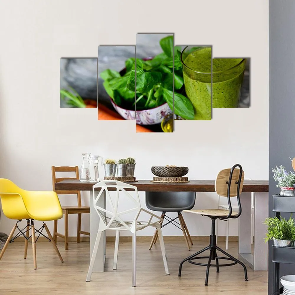 Cocktail & Vegetables Canvas Wall Art