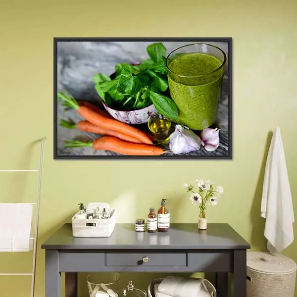 Cocktail & Vegetables Canvas Wall Art