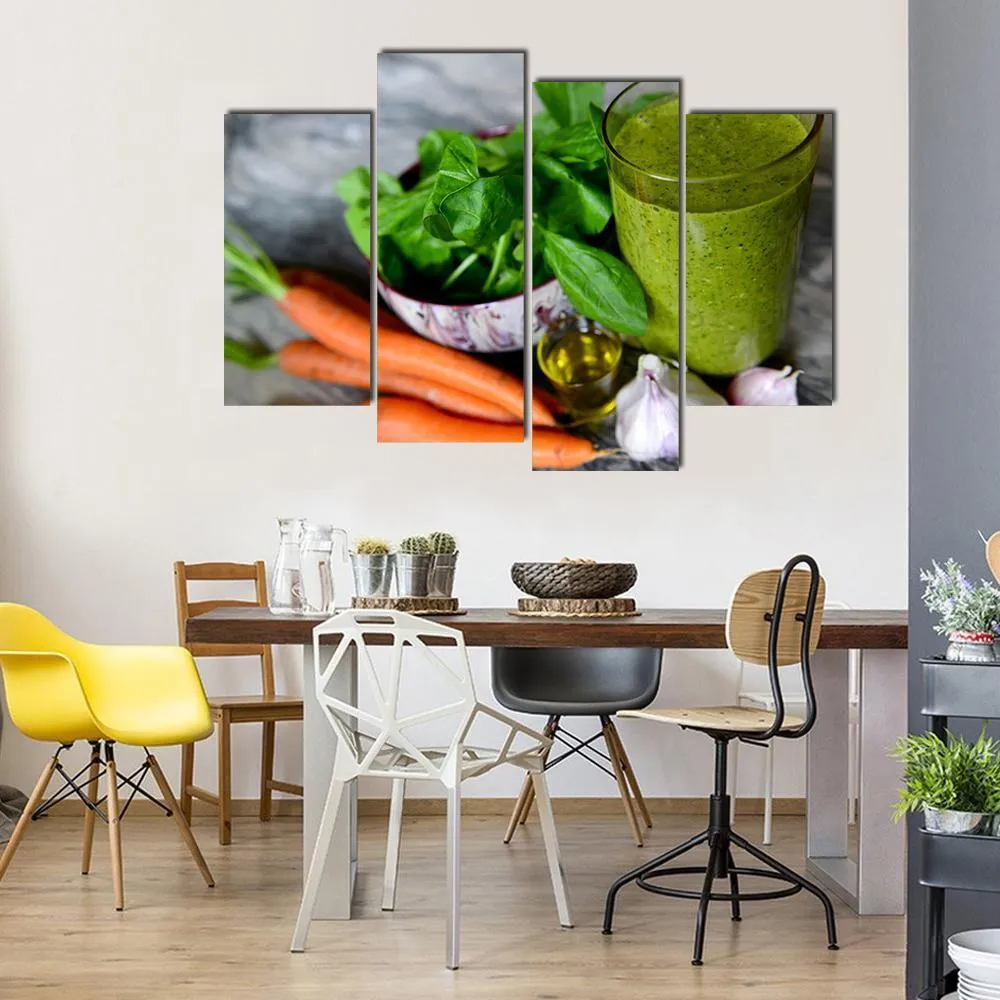 Cocktail & Vegetables Canvas Wall Art