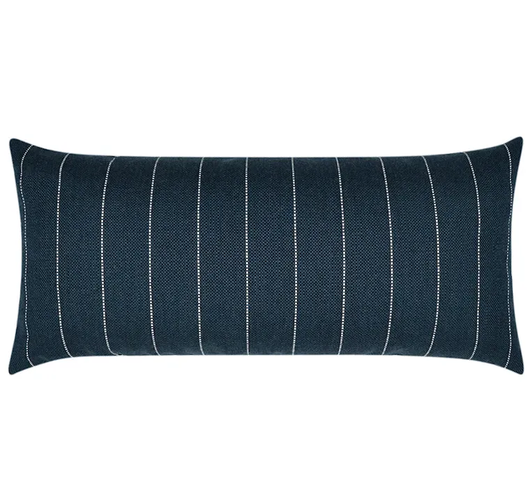 Contempo Neutrals Outdoor Pillows/Malibu Pinstripe Indigo