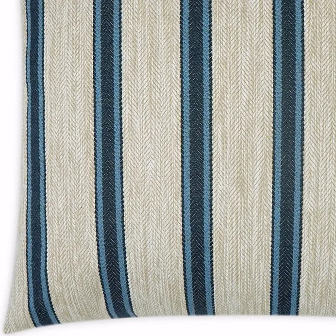 Contempo Neutrals Outdoor Pillows/Sausalito Stripe Navy