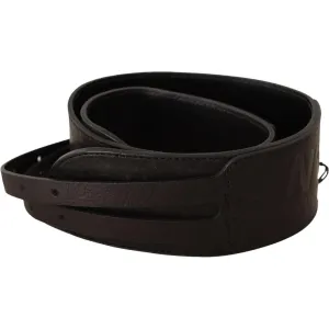 Costume National Elegant Double Buckle Leather Belt