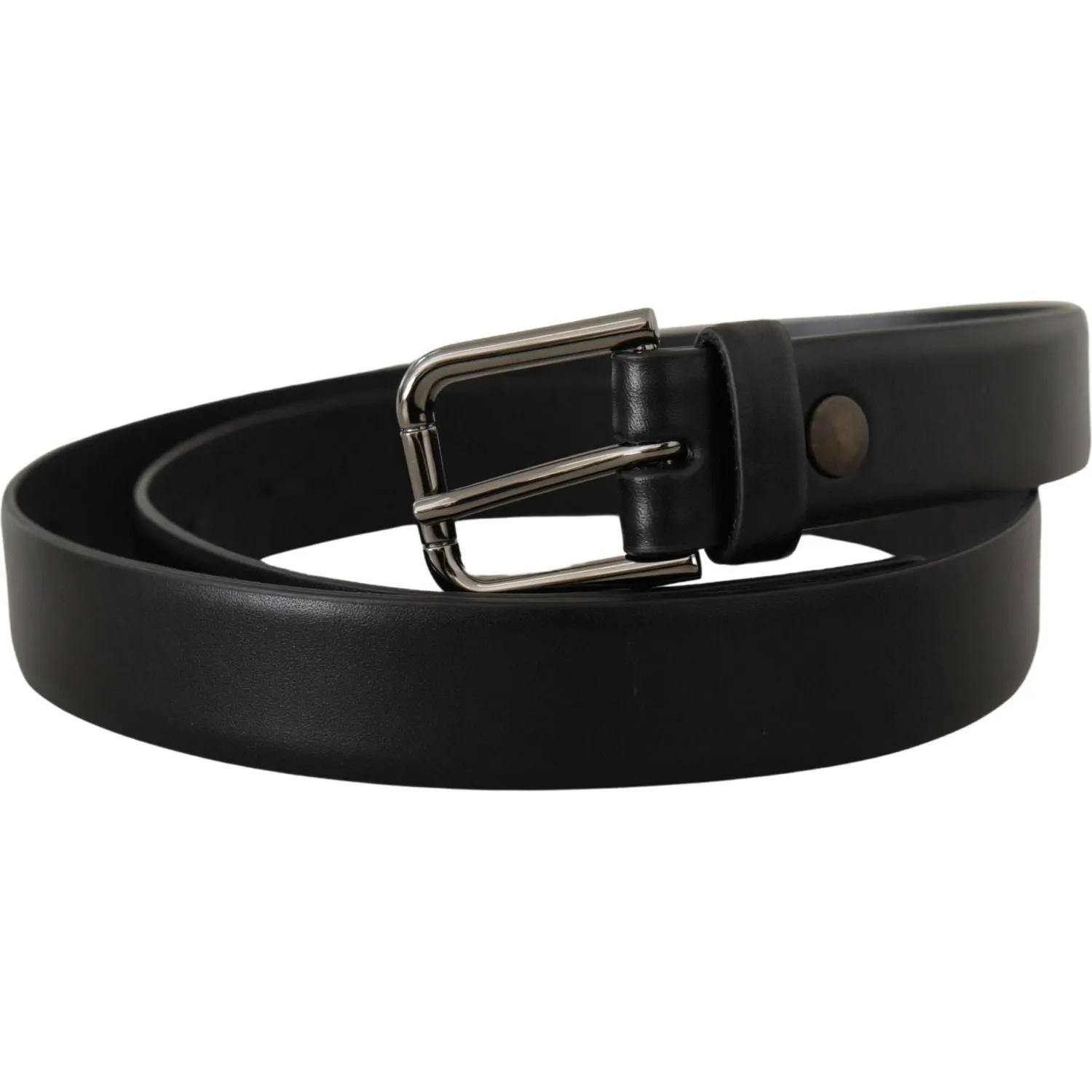 Dolce & Gabbana Elegant Black Leather Classic Belt