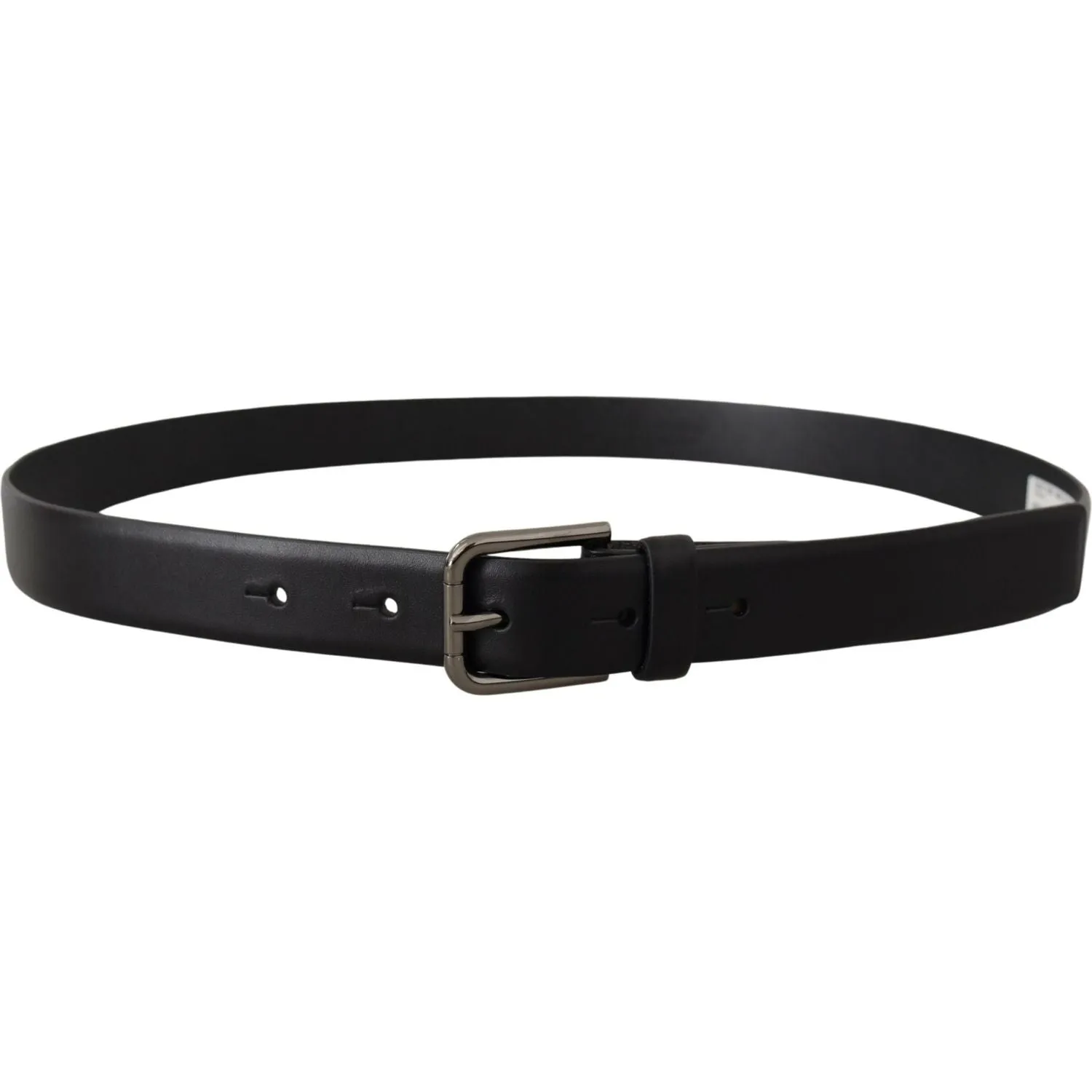 Dolce & Gabbana Elegant Black Leather Classic Belt