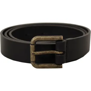 Dolce & Gabbana Elegant Italian Leather Belt