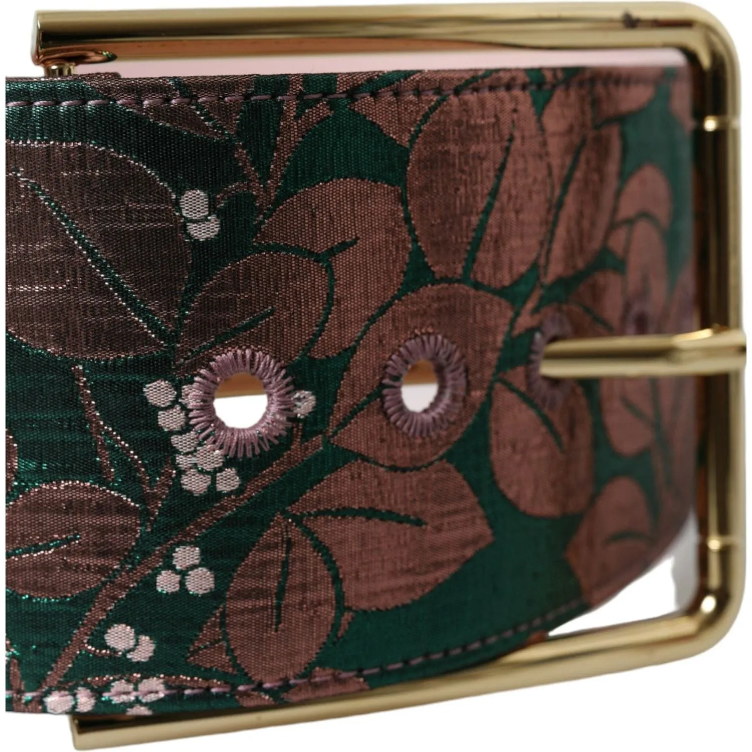 Dolce & Gabbana Multicolor High-Waist Statement Belt