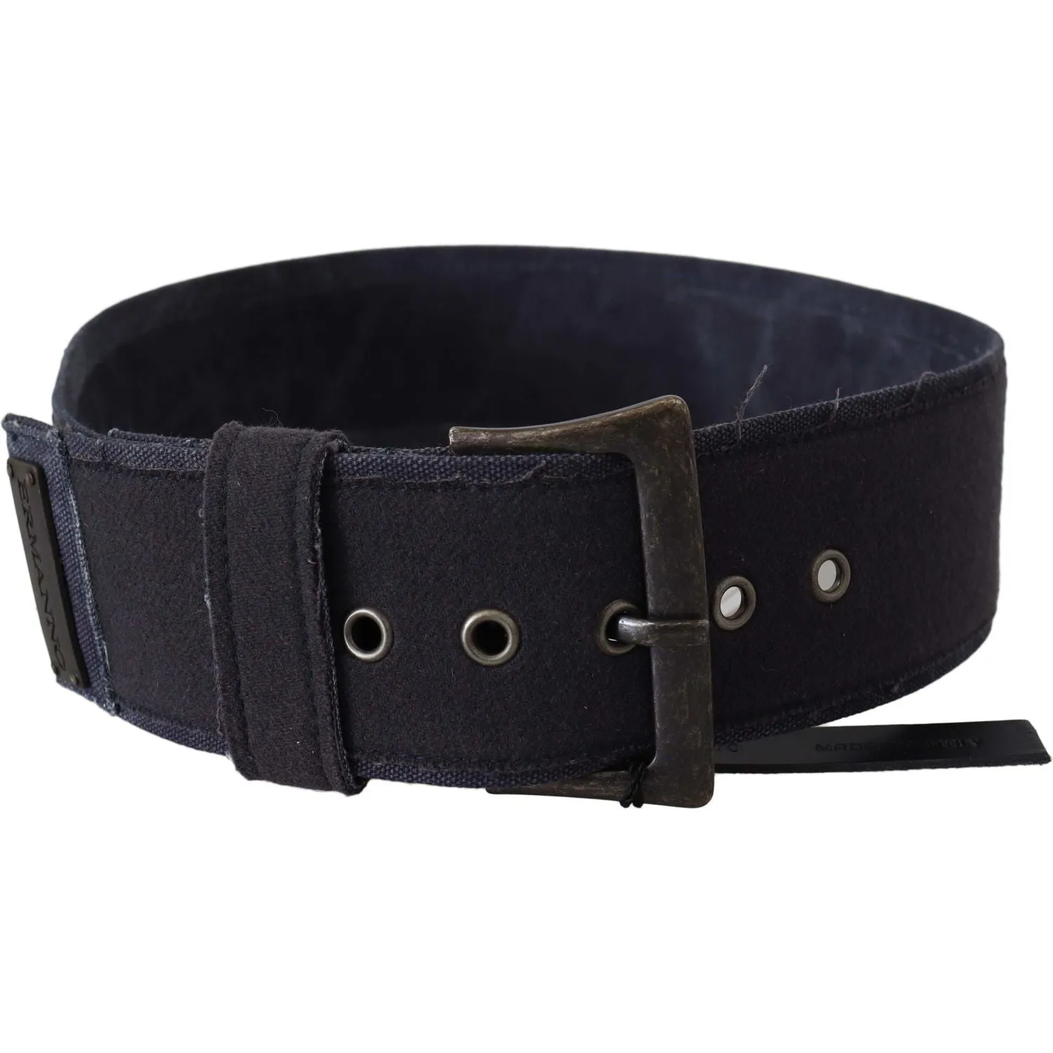 Ermanno Scervino Elegant Black Leather Classic Belt