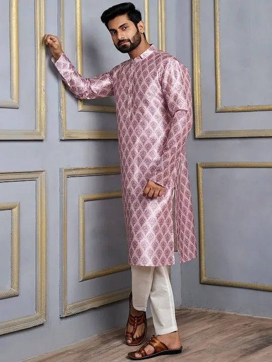 Ethnic Motif Printed Straight Kurta