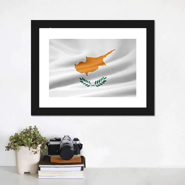 Flag Of Cyprus Canvas Wall Art