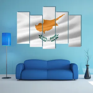 Flag Of Cyprus Canvas Wall Art