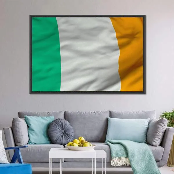 Flag Of Ireland Canvas Wall Art