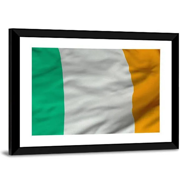 Flag Of Ireland Canvas Wall Art