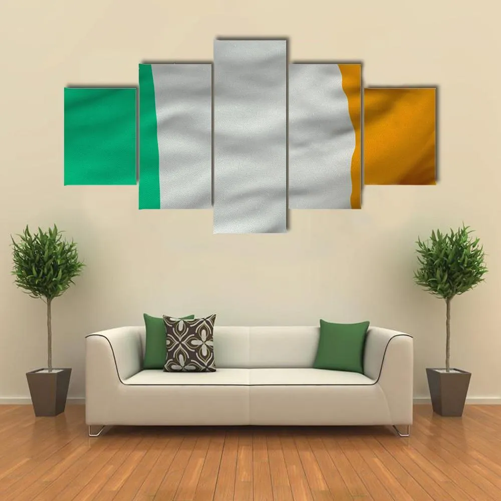 Flag Of Ireland Canvas Wall Art