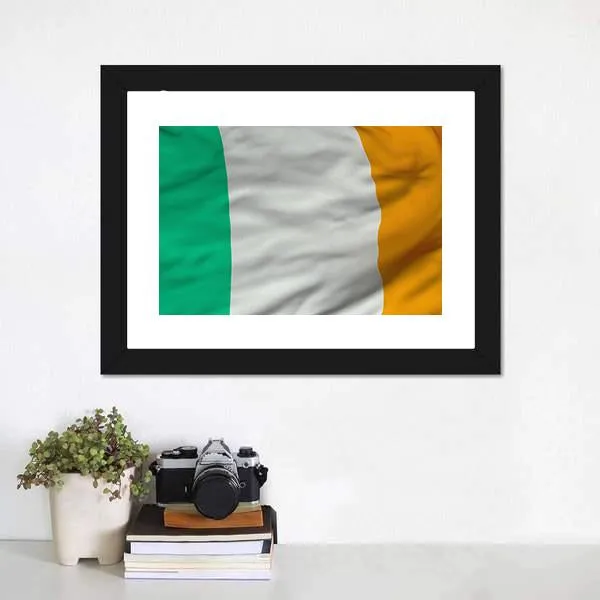 Flag Of Ireland Canvas Wall Art