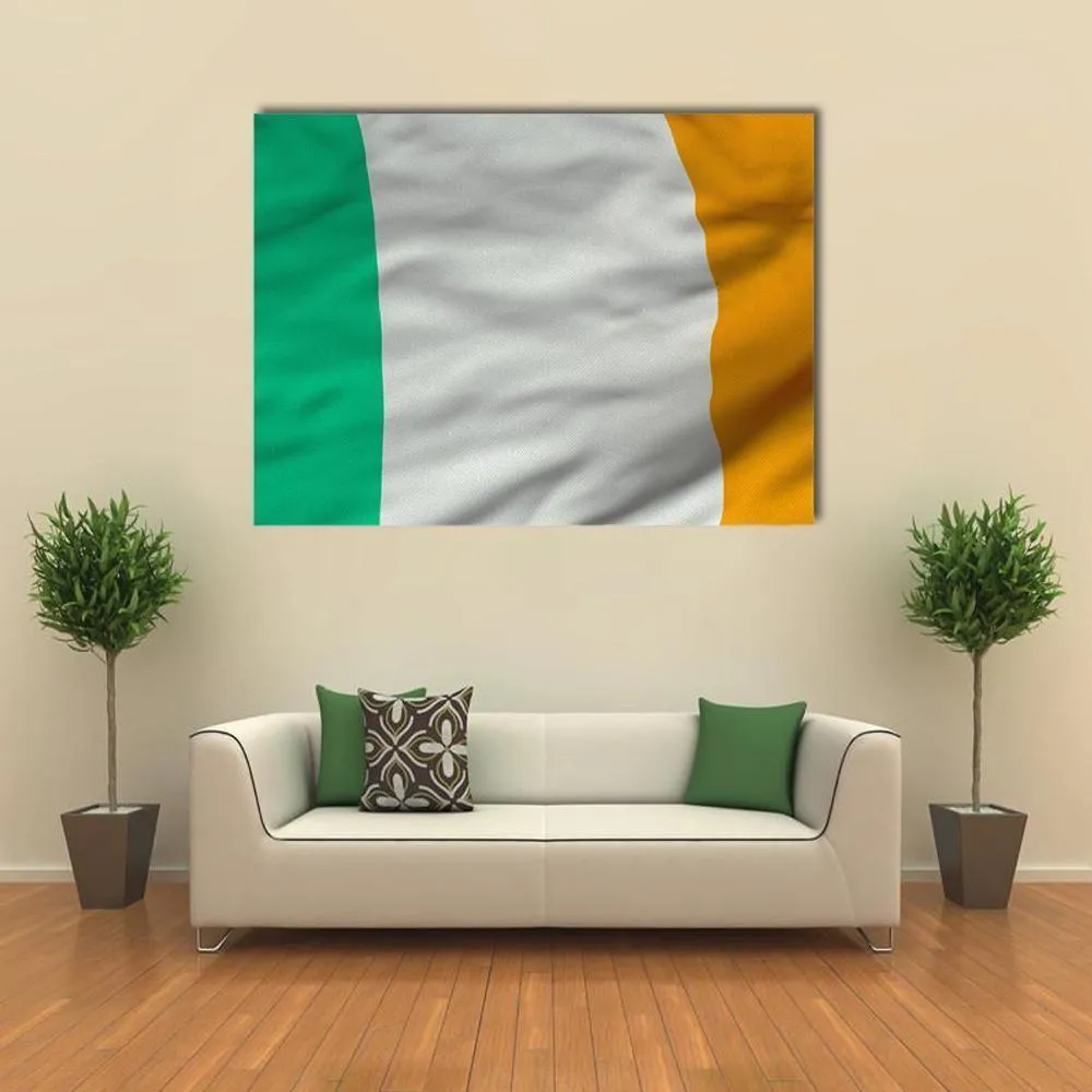 Flag Of Ireland Canvas Wall Art