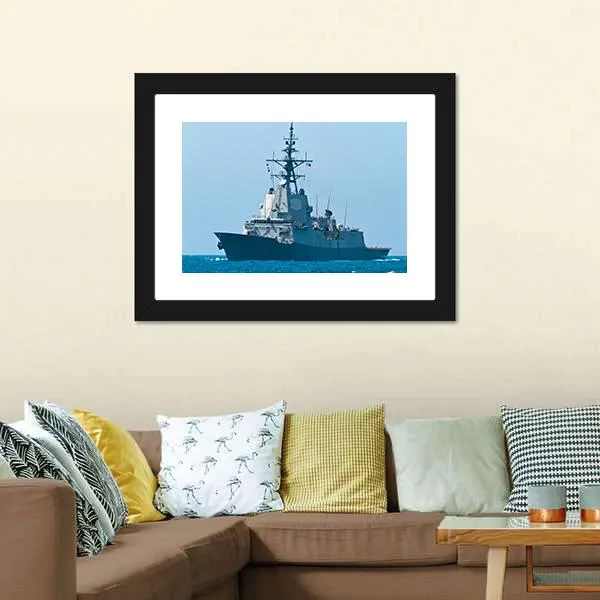 Frigate F-101 Canvas Wall Art