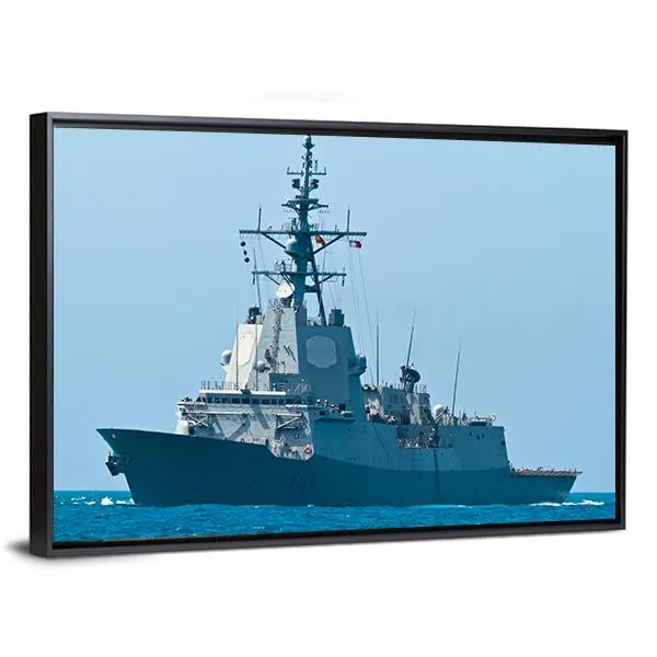 Frigate F-101 Canvas Wall Art