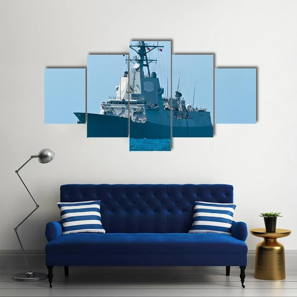 Frigate F-101 Canvas Wall Art