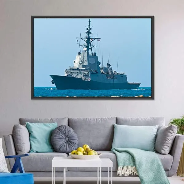 Frigate F-101 Canvas Wall Art