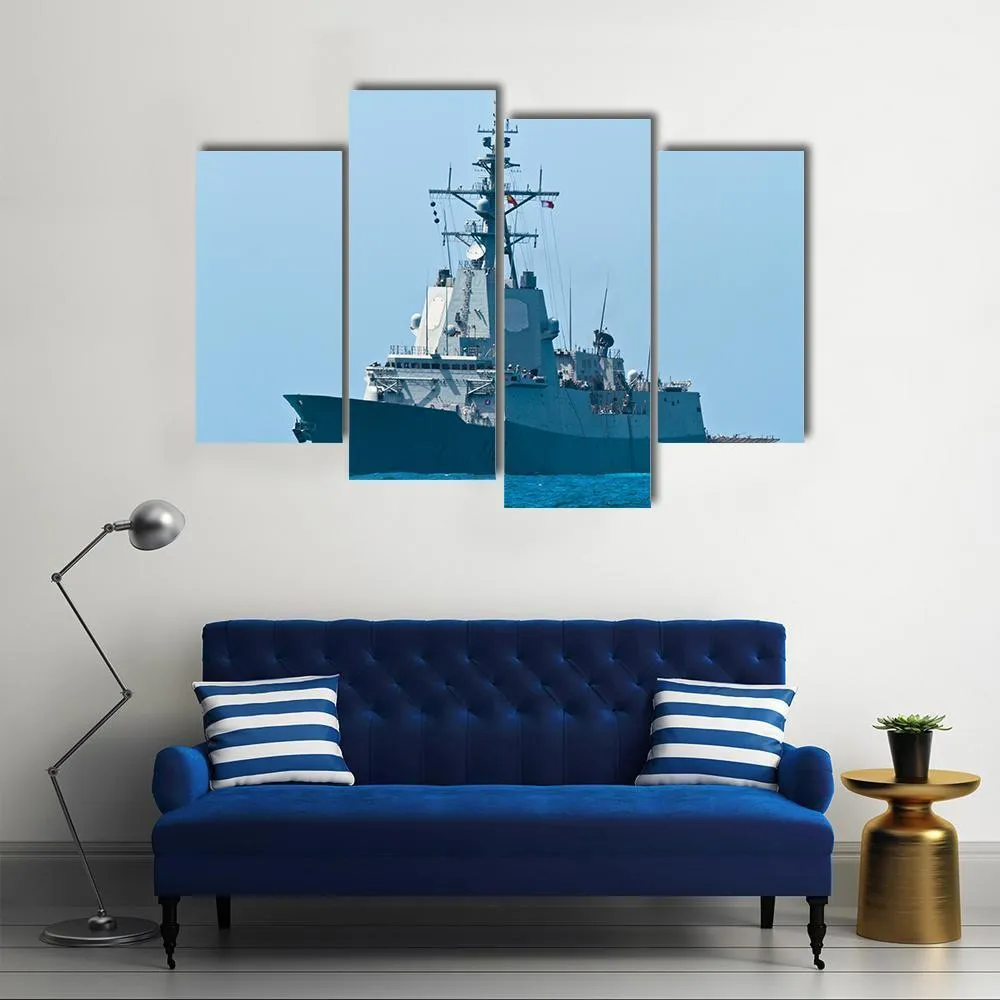 Frigate F-101 Canvas Wall Art