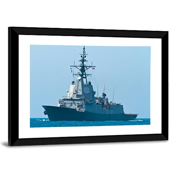 Frigate F-101 Canvas Wall Art