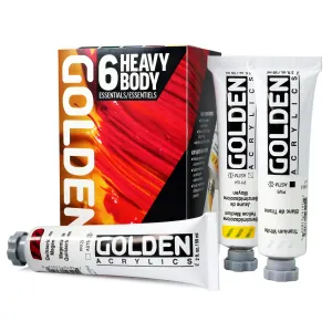 Golden Heavy Body 6-Color Essentials Set